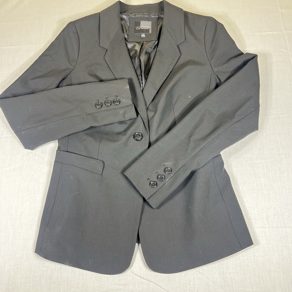 The Limited Black Collection Blazer Womens Size 4 Career Office Jacket Tailored